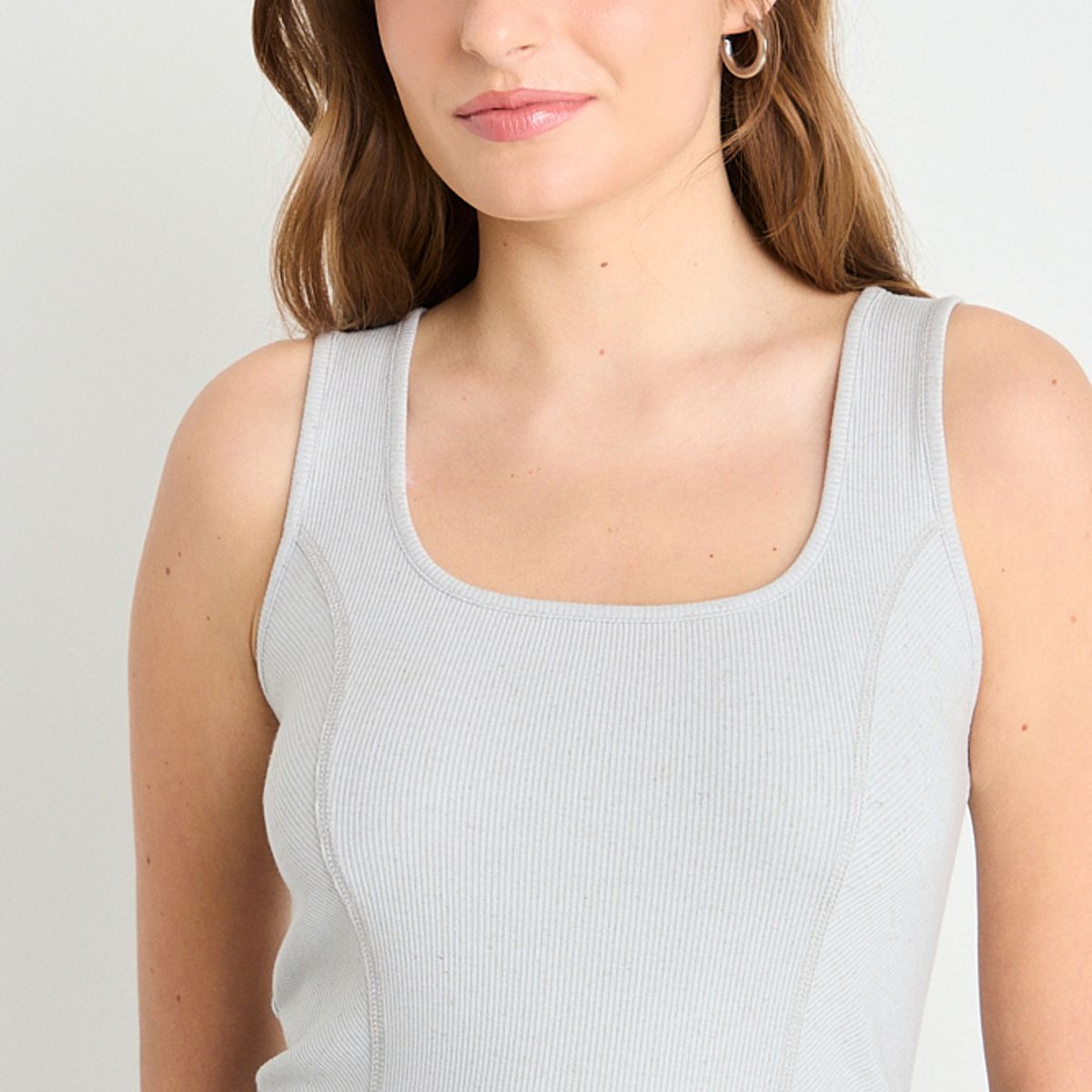 IO - Polera Lisa Mujer Gris Io