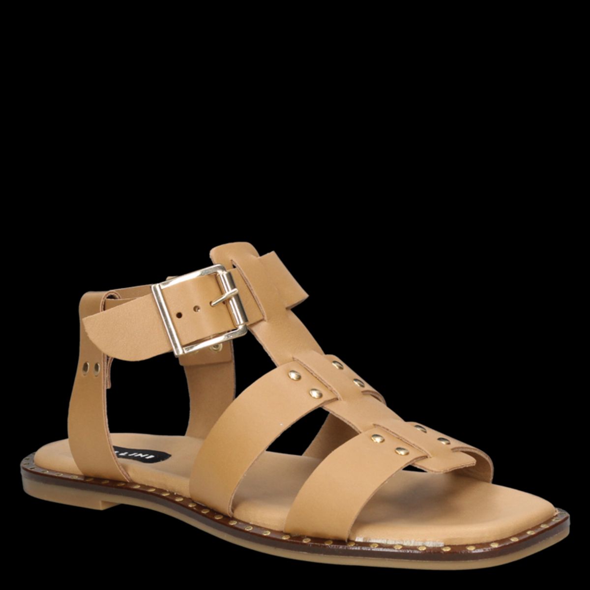 POLLINI - Sandalia Casual Mujer Marrón Pollini