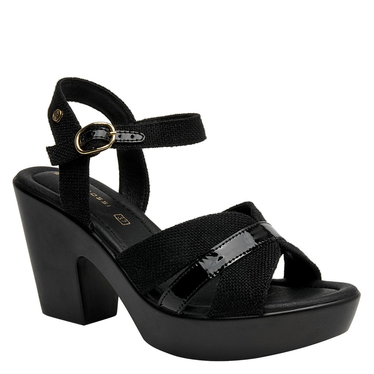 BRUNO ROSSI - Sandalia Casual Mujer Negro Bruno Rossi