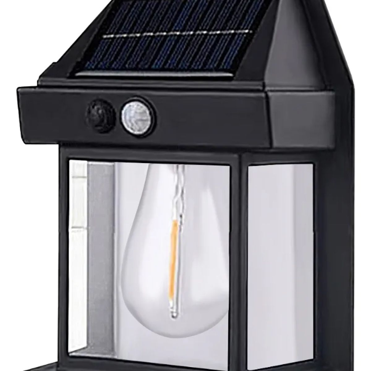 Farol Solar De Pared Con Sensor Movimiento Luz Cálida Exterior, marca GENERICO - Foto Principal