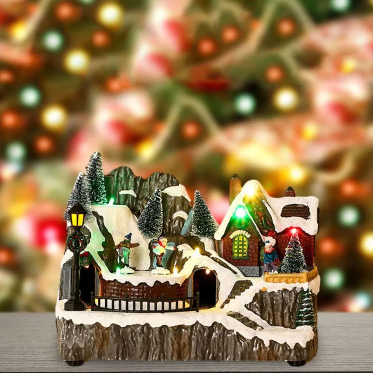 MOVI - Aldea Navideña Musical con Luz y MovimientoNavidad Mágica en tu Hogar