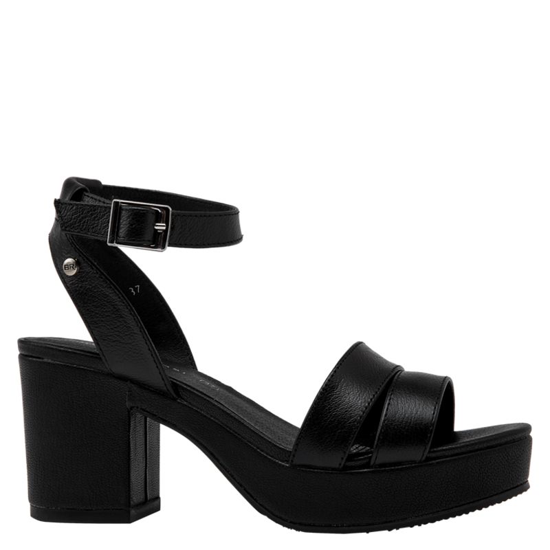 BRUNO ROSSI - Sandalia Casual Mujer Negro Bruno Rossi