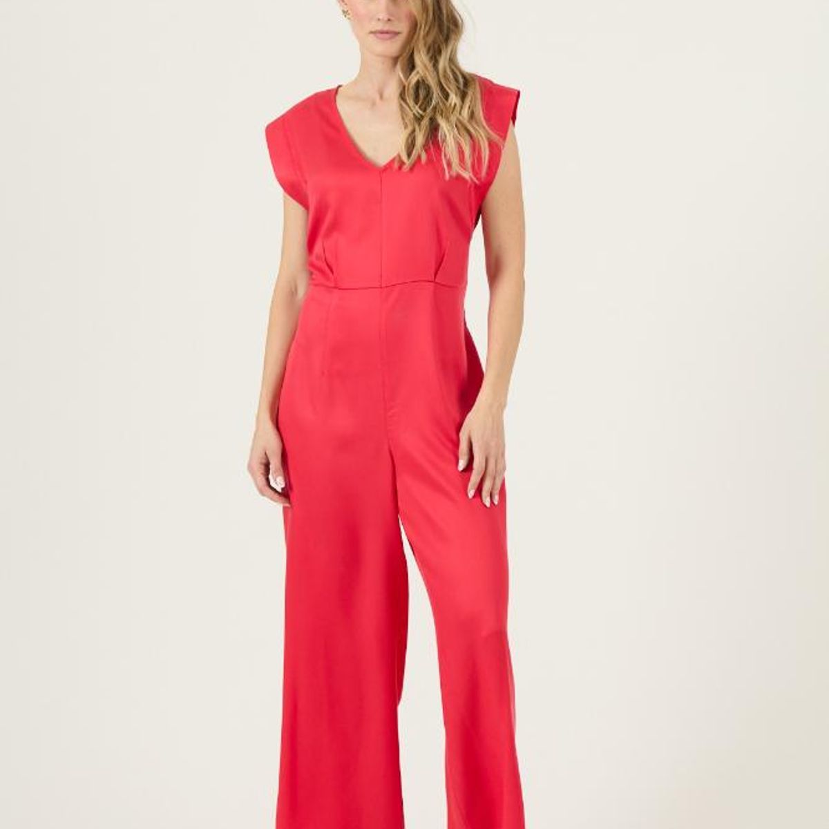 PRIVILEGE - Enterito de lyocell rojo PRIVILEGE 3198