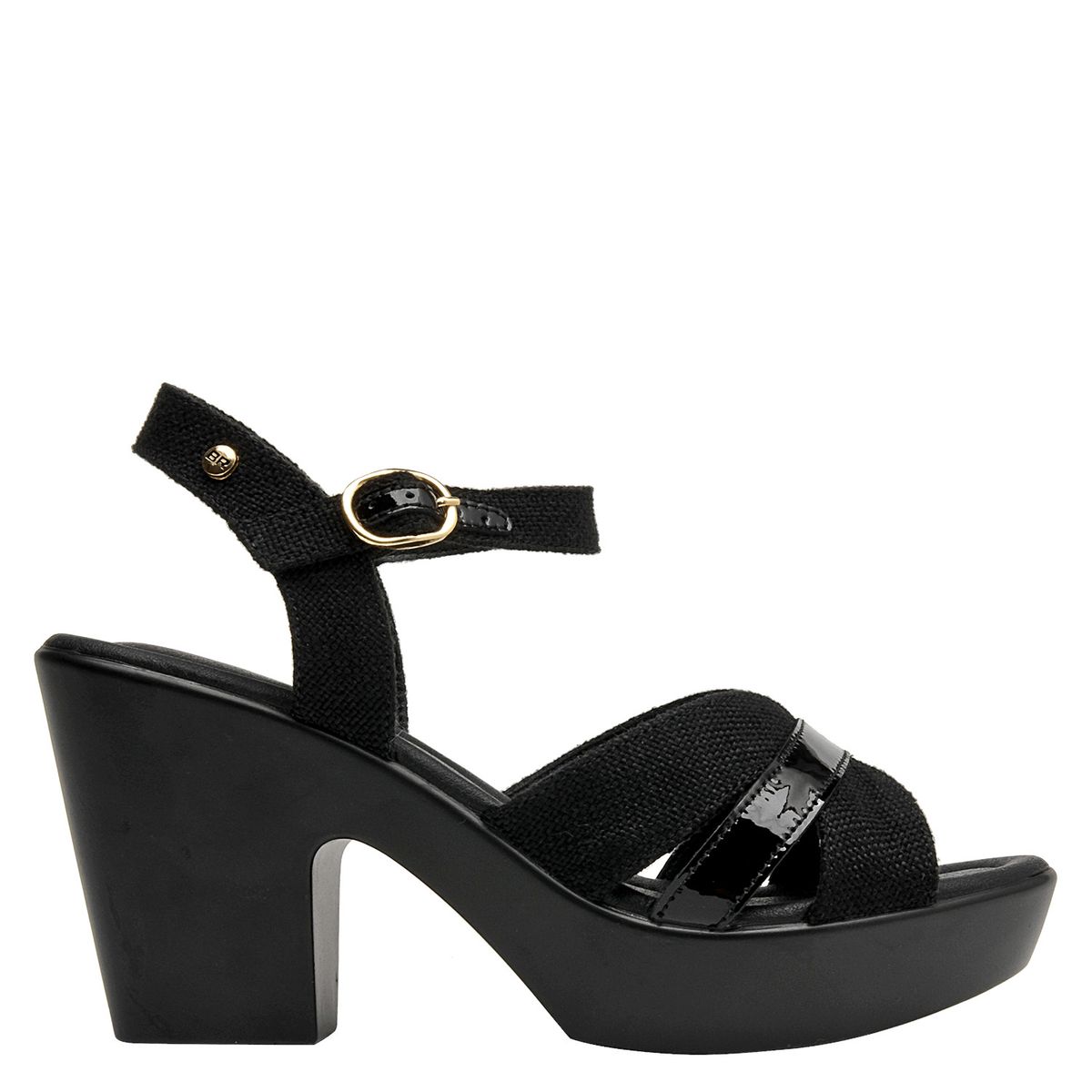BRUNO ROSSI - Sandalia Casual Mujer Negro Bruno Rossi