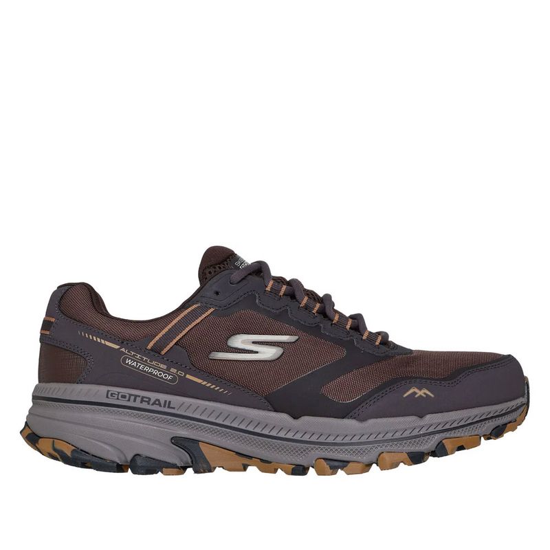 SKECHERS - Zapatillas Trail Waterproof Skechers Hombre Go Run Trail 2.0 220757BRN