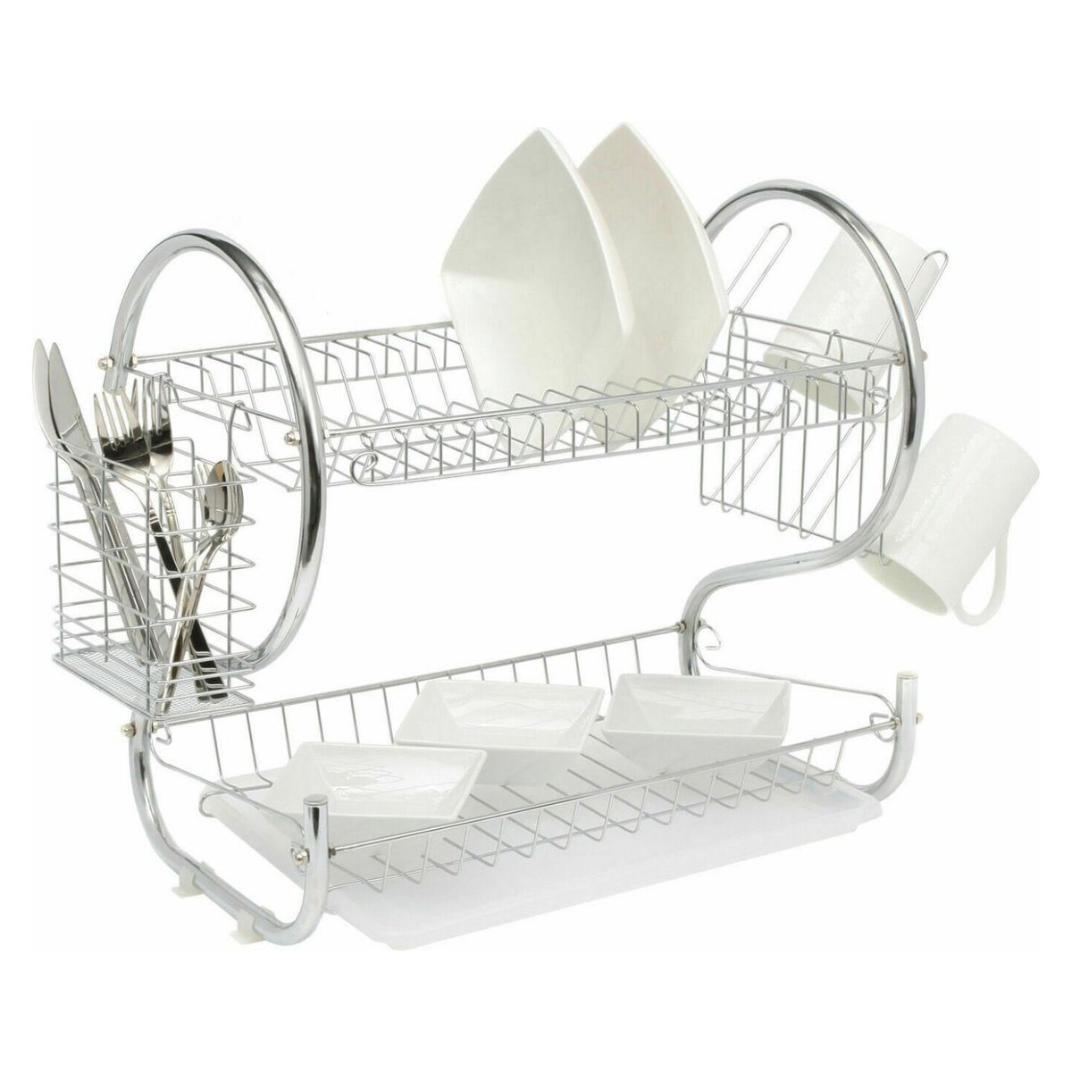 GENERICO - Secador Escurridor De Loza Platos Fierro