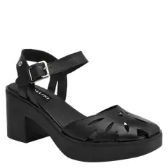 POLLINI - Sandalia Casual Mujer Negro