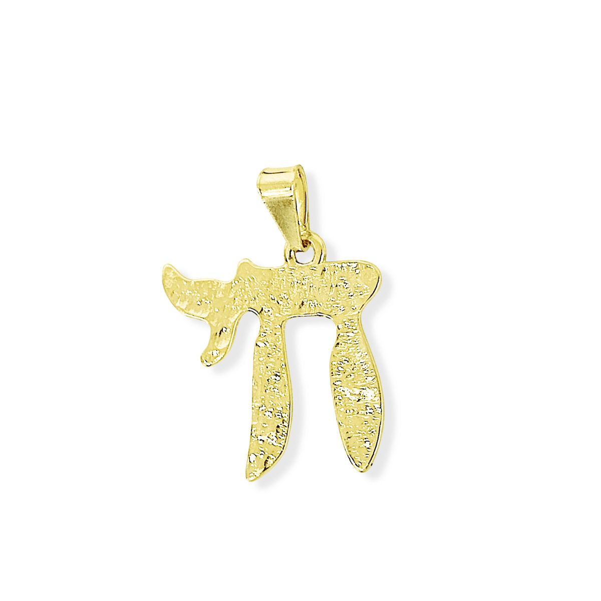 COGGIOLA - Colgante Jai Texturado Enchapado Oro 18K