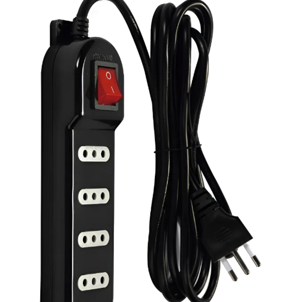 MACROTEL - Alargadores Zapatilla 4 Tomas Corriente 3mts Macrotel Me-069 Negro