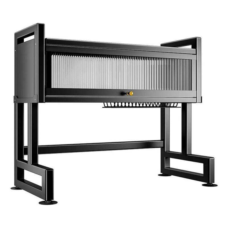 GENERICO - Secaplatos De Acero Inoxidable De Dos Niveles Grande