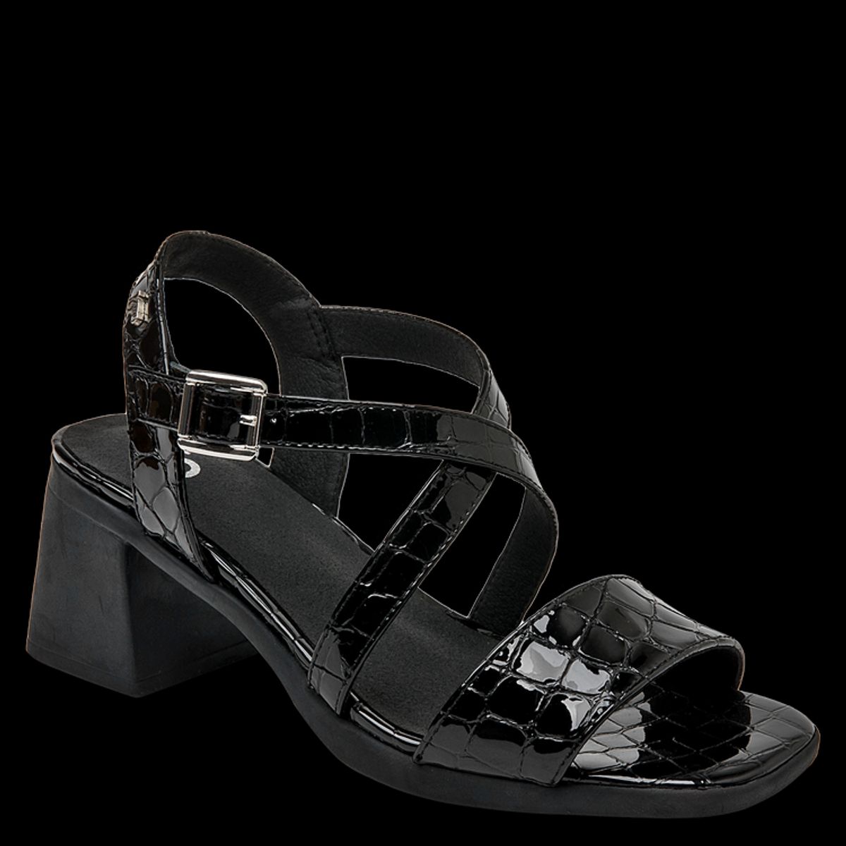 16 HRS - Sandalia Casual Mujer Negro 16 Hrs