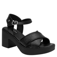 POLLINI - Sandalia Casual Mujer Negro