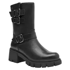 BRUNO ROSSI - Bota Casual Mujer Negro