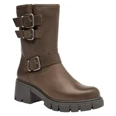 BRUNO ROSSI - Bota Casual Mujer Marrón