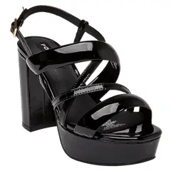 POLLINI - Sandalia Casual Mujer Negro