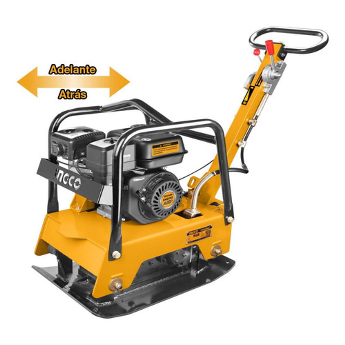 INGCO - Placa Compactadora A Gasolina Reversible 6,5Hp Ingco Gcp125-2