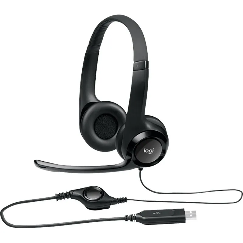 LOGITECH - Audífonos Inalámbricos Bluetooth Logitech H390 Negro