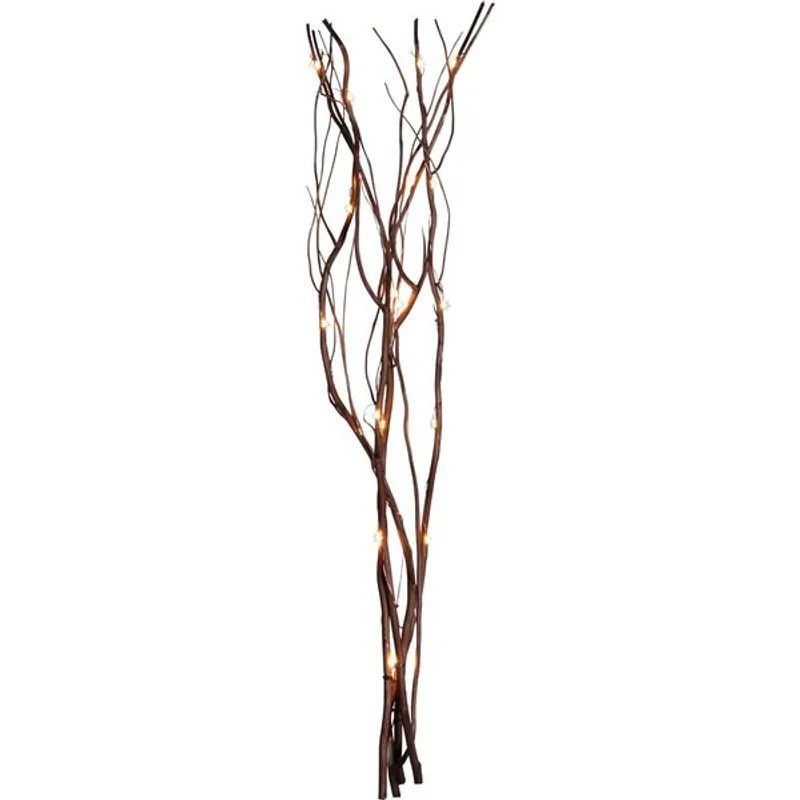 EGLO - Adorno Pie Willow Dewdrop Madera Luz Led Incluida 24x1w