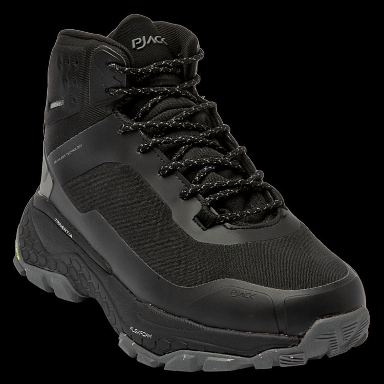 Zapatilla Outdoor Hombre Negro Pjack