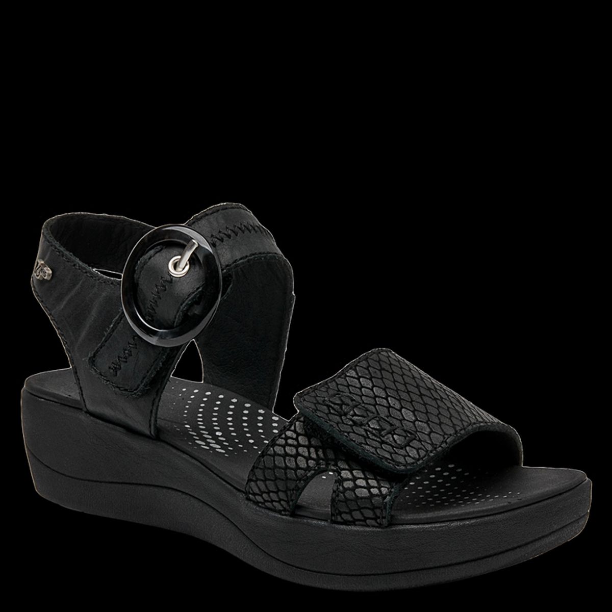 16 HRS - Sandalia Casual Mujer Negro 16 Hrs