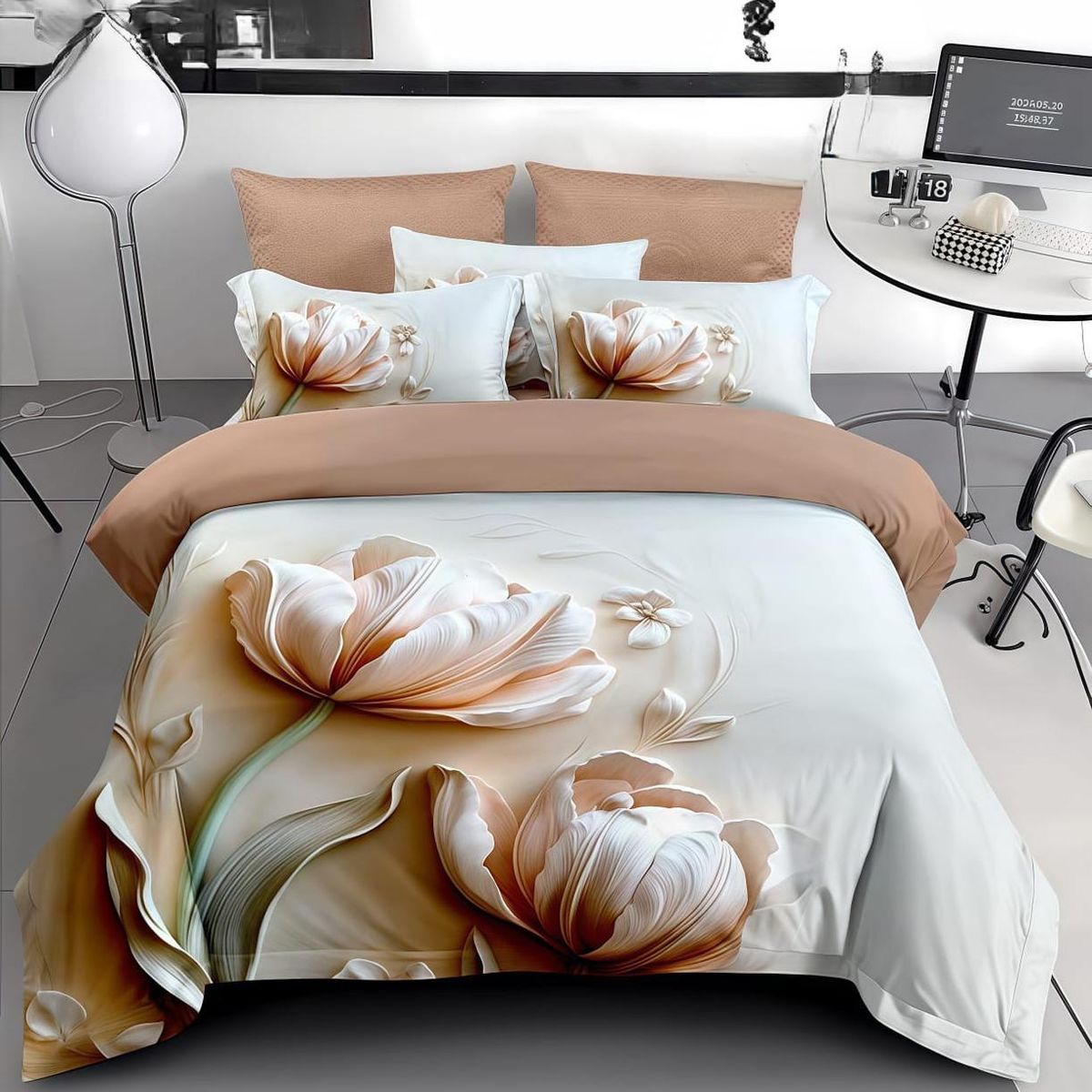 GENERICO - COBERTORES DE VERANO QUILTS REVERSIBLES DISEÑOS EN 5D