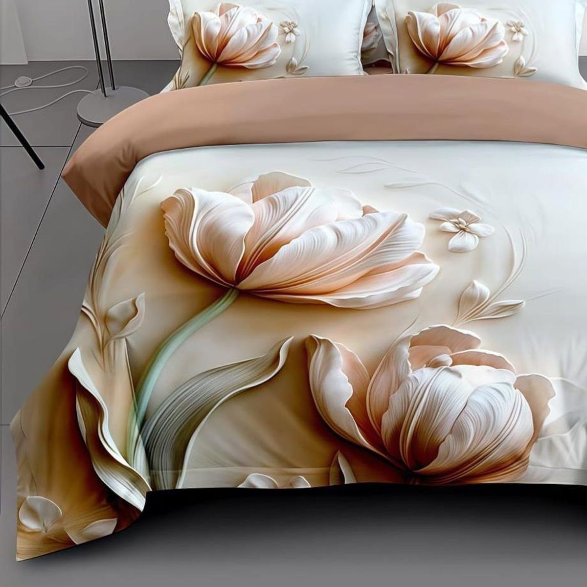 GENERICO - COBERTORES DE VERANO QUILTS REVERSIBLES DISEÑOS EN 5D