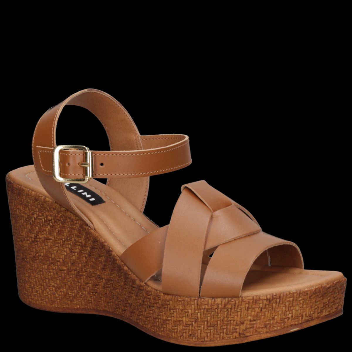 POLLINI - Sandalia Casual Mujer Marrón Pollini