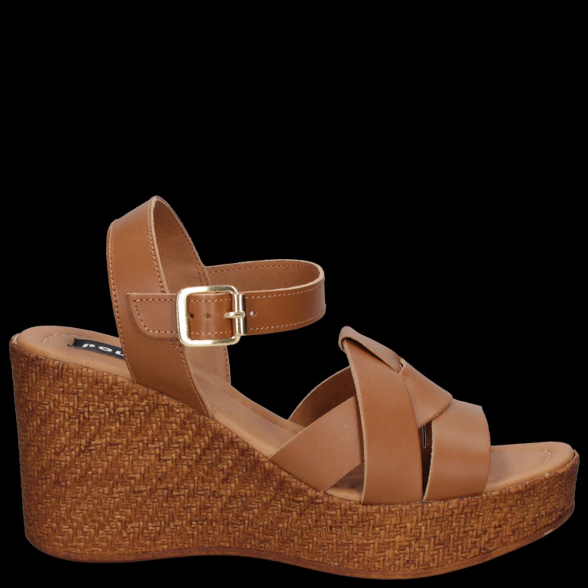 POLLINI - Sandalia Casual Mujer Marrón Pollini