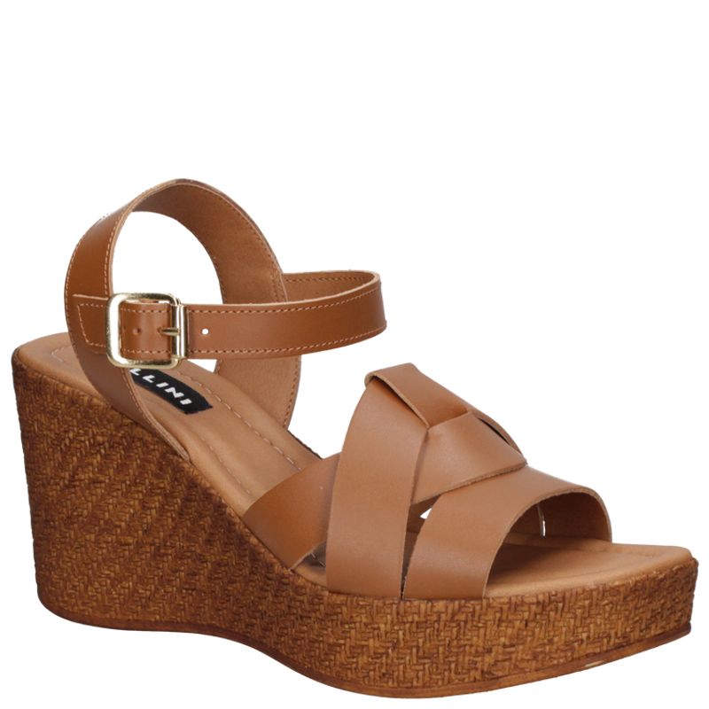 POLLINI - Sandalia Casual Mujer Marrón Pollini