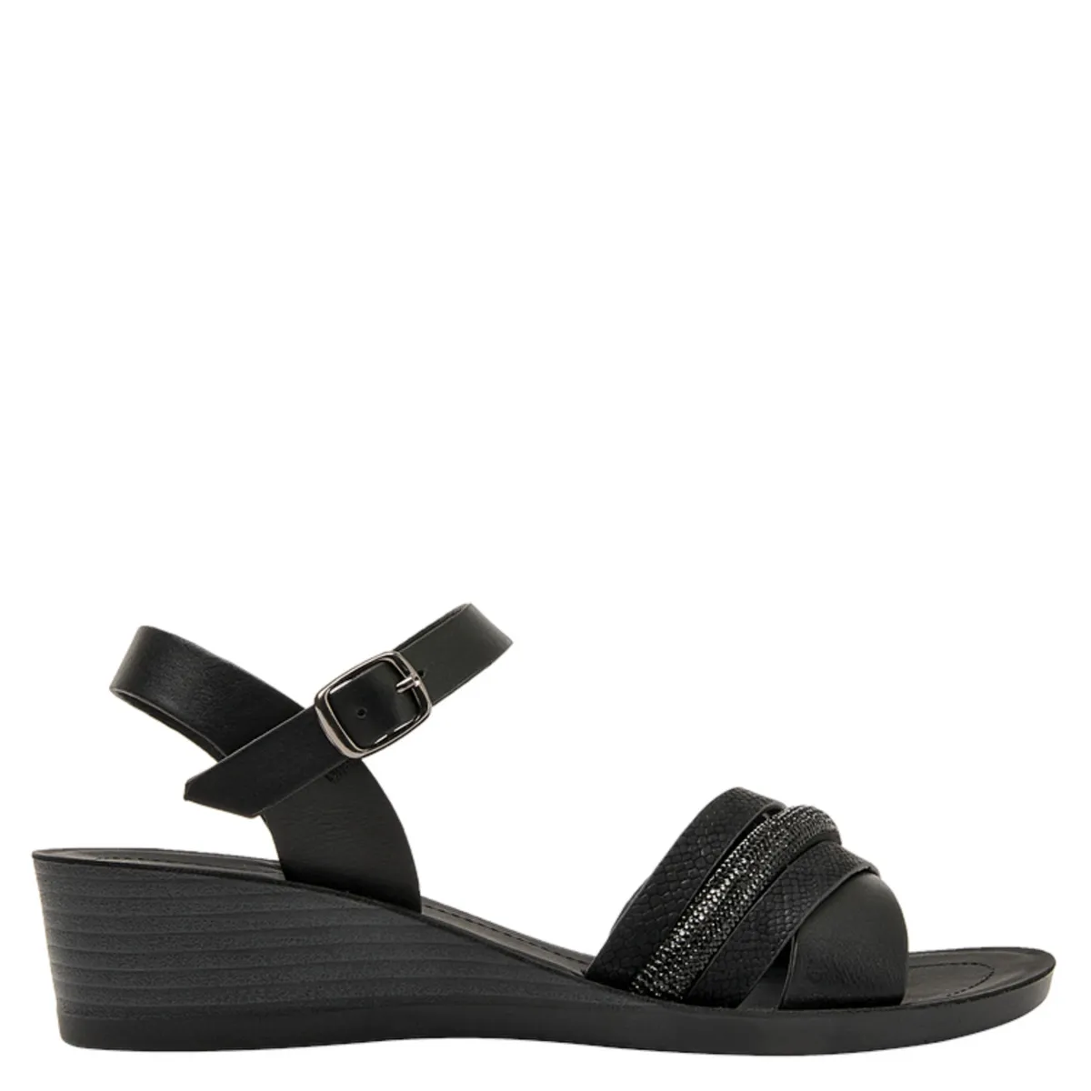 BRUNO ROSSI - Sandalia Casual Mujer Negro Bruno Rossi