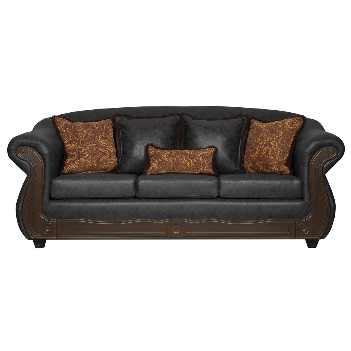 BLACK FACTORY - Sofá 3 Cuerpos Estambul