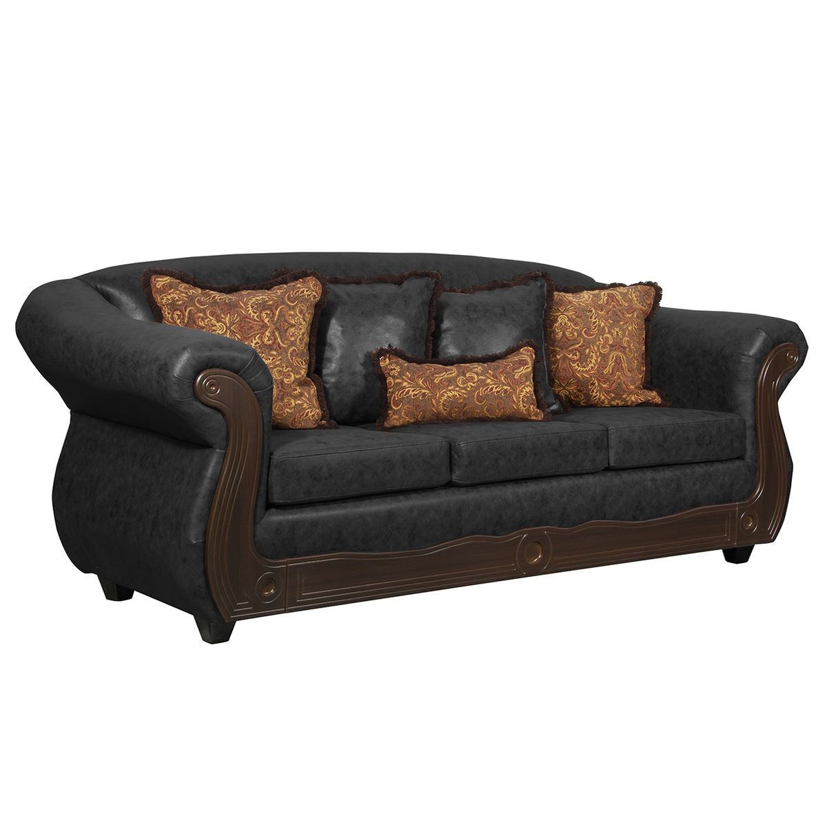 BLACK FACTORY - Sofá 3 Cuerpos Estambul