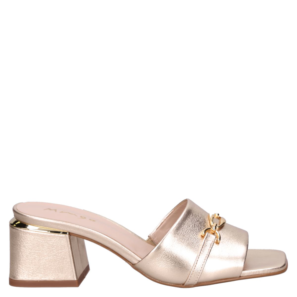 MINGO - Sandalia Mujer Casual Dorado Mingo