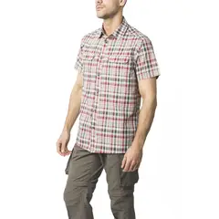 KANNU - Camisa Outdoor Cuadrillé Gris