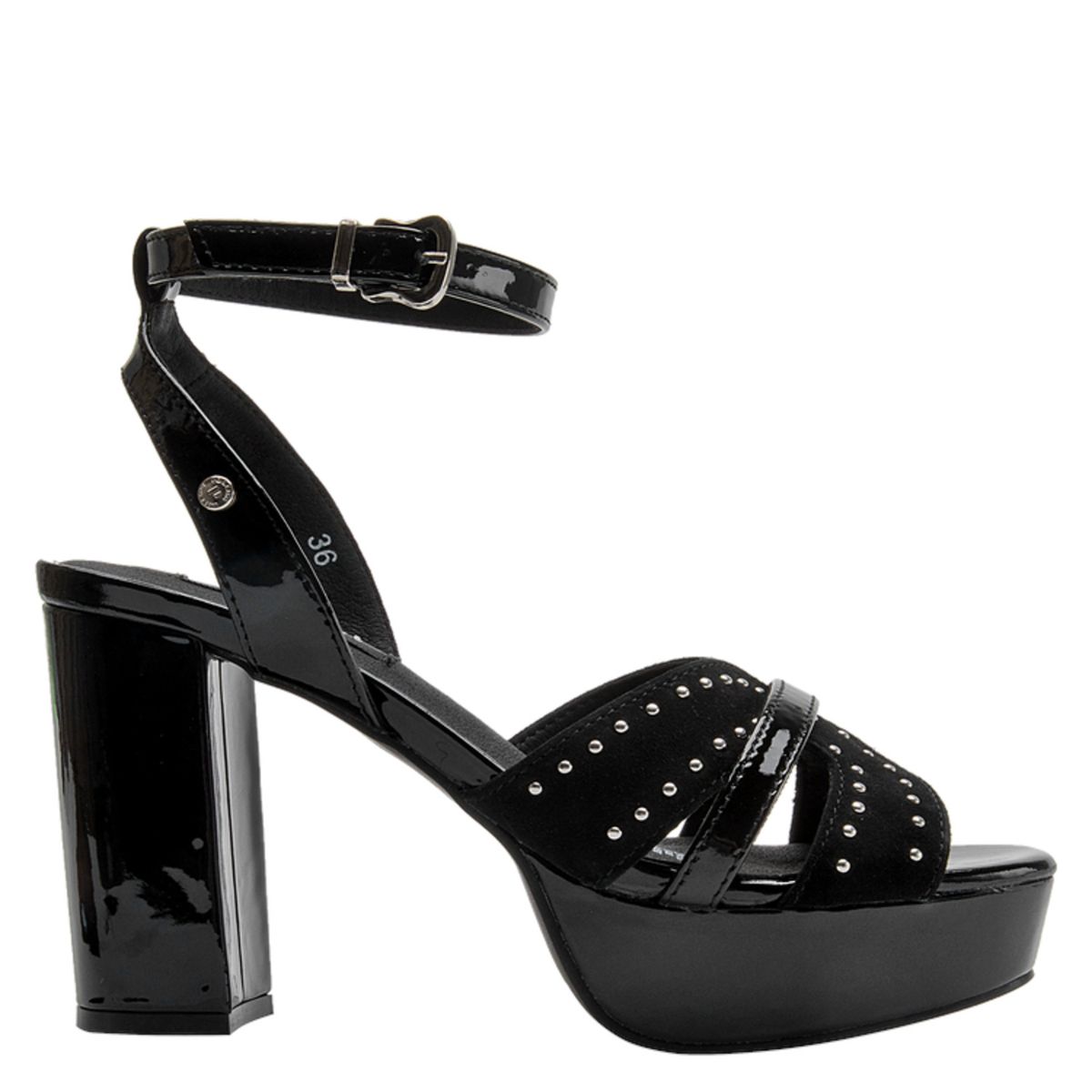 POLLINI - Sandalia Vestir Mujer Negro Pollini