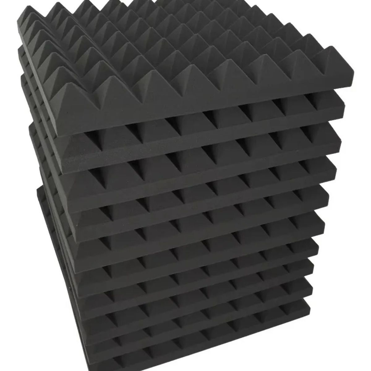 BLOCKADE - Set X24 Espuma Acústica Anti Ruido Con Autoadhesivo Para Estudio 30x30cm Negro