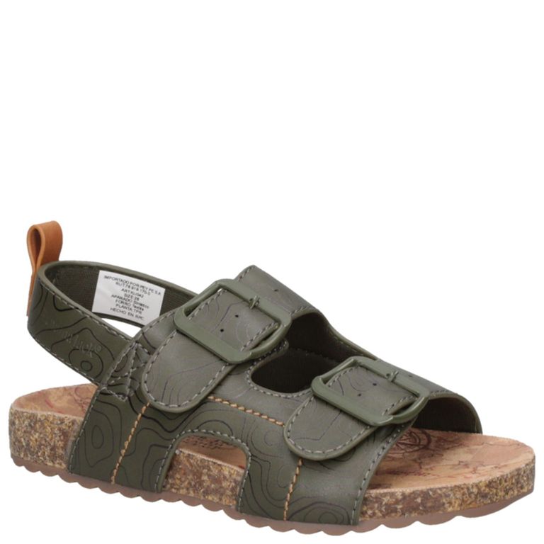 Sandalia Casual Niño Verde
