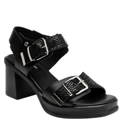 POLLINI - Sandalia Casual Mujer Negro