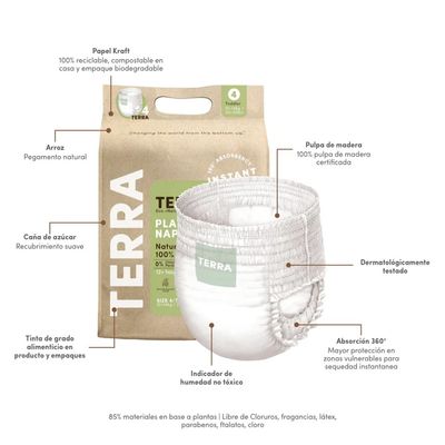 Imagen 2 del producto Pants Biodegradables Talla XG 14 uns