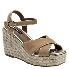 POLLINI - Sandalia Casual Mujer Marrón