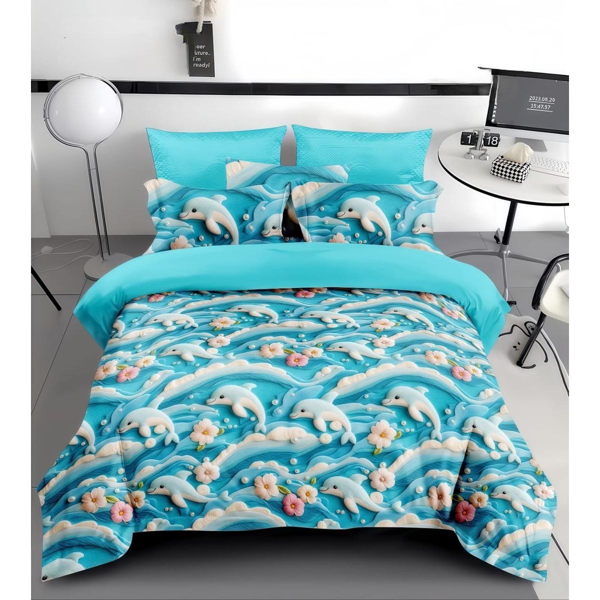 GENERICO - COBERTORES DE VERANO QUILTS REVERSIBLES DISEÑOS EN 5D