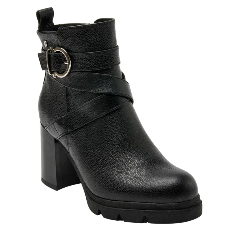 POLLINI - Botin Casual Mujer Negro Pollini