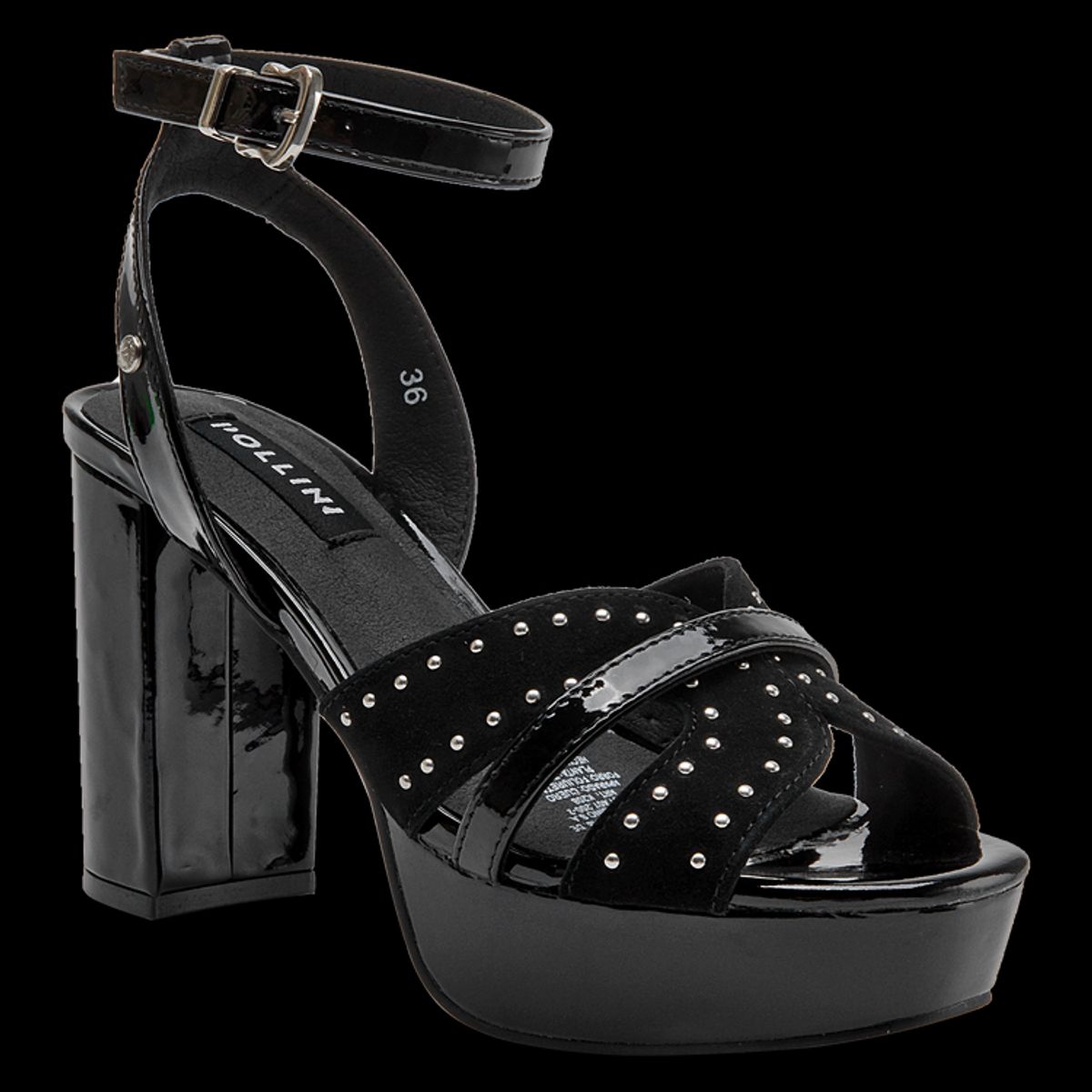 POLLINI - Sandalia Vestir Mujer Negro Pollini