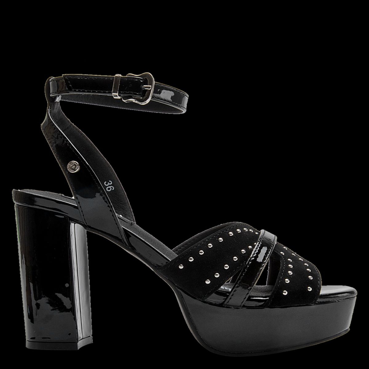 POLLINI - Sandalia Vestir Mujer Negro Pollini