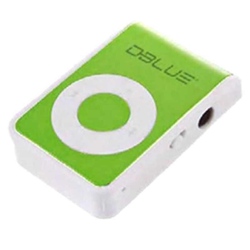 DBLUE - Reproductor MP3 Clip Micro SD Green  / K