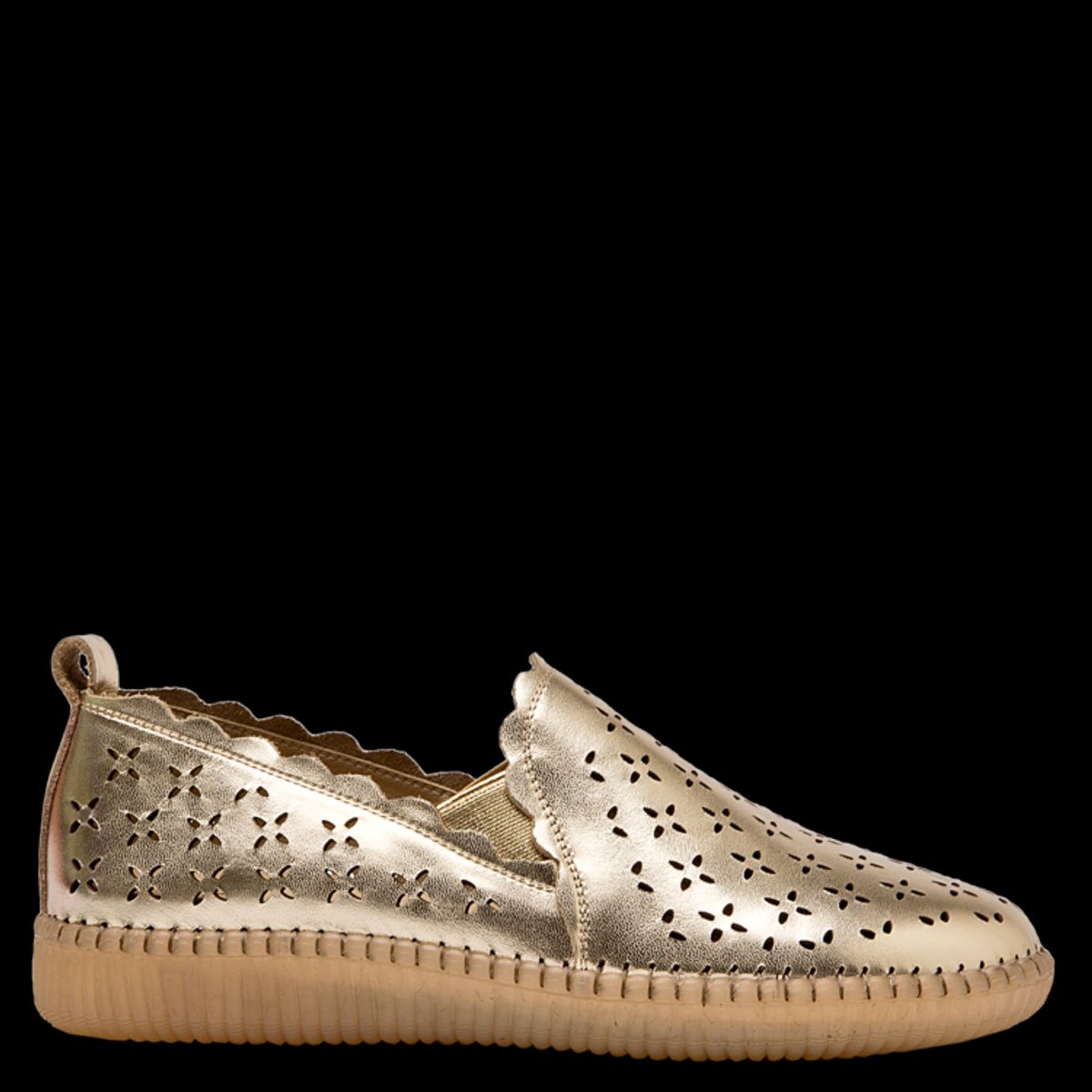 16 HRS - Zapato Casual Mujer Dorado 16 Hrs