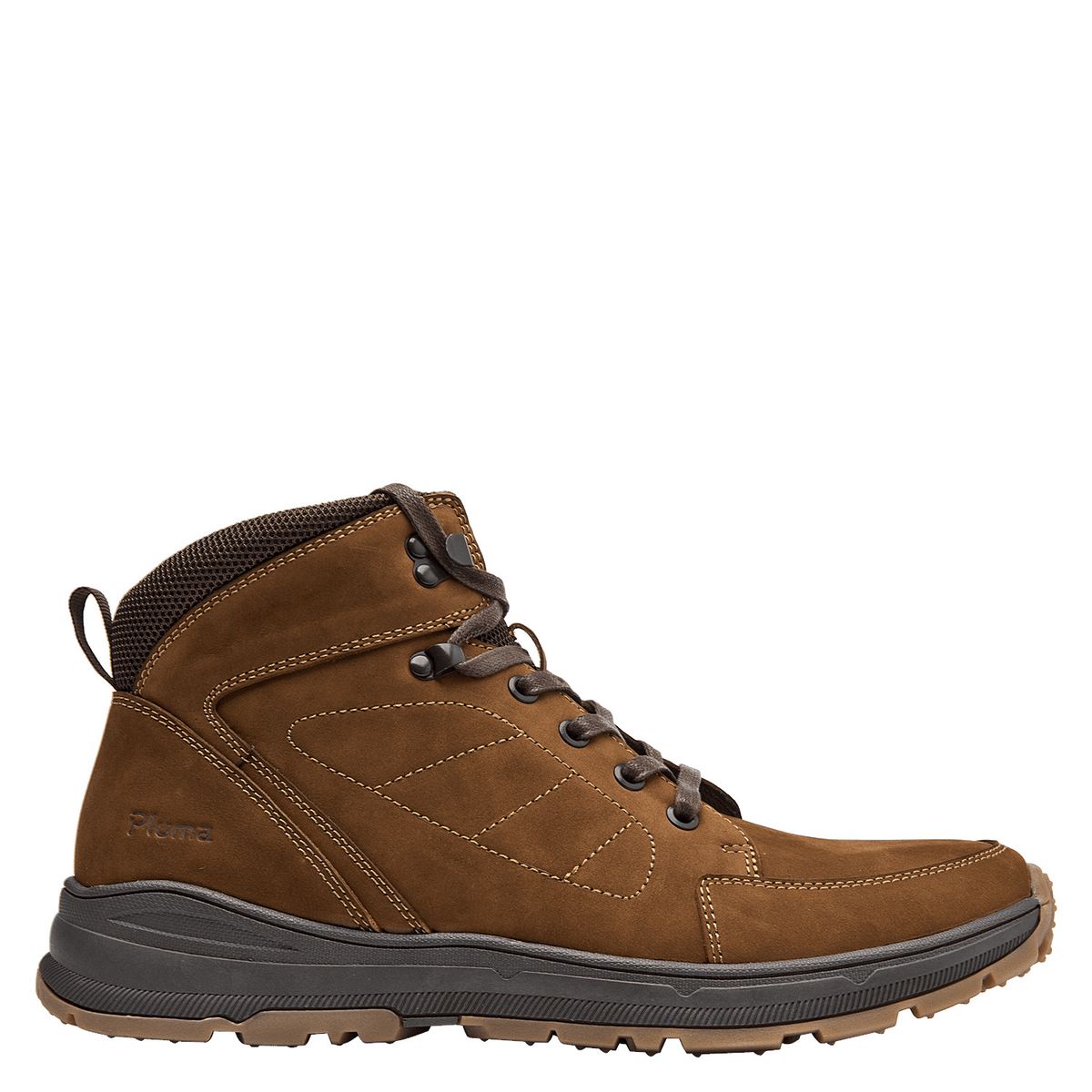 PLUMA - Botin Casual Hombre Marrón Pluma