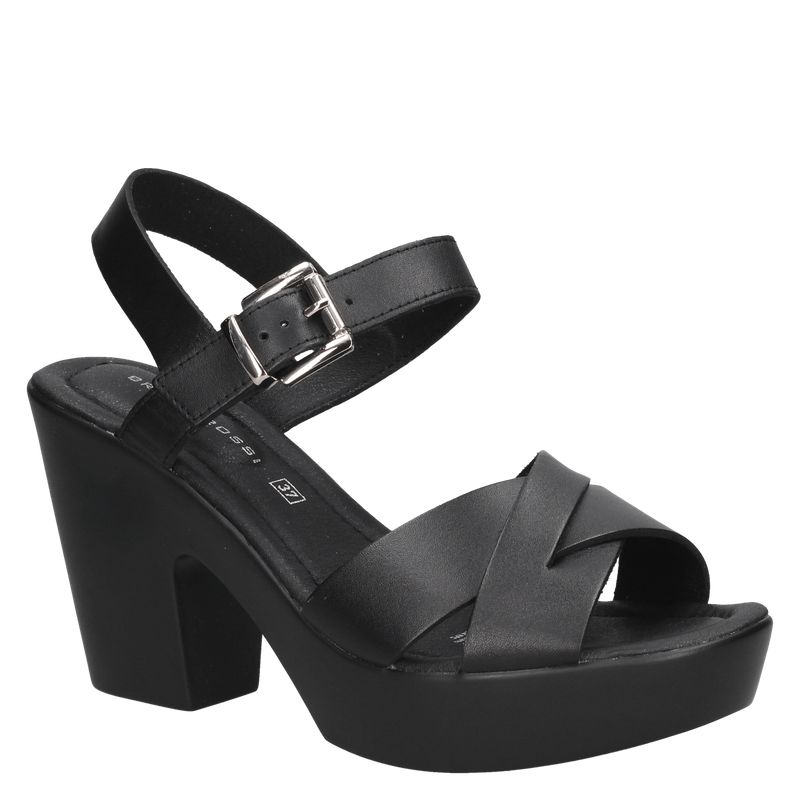 BRUNO ROSSI - Sandalia Casual Mujer Negro Bruno Rossi