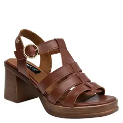 POLLINI - Sandalia Casual Mujer Marrón