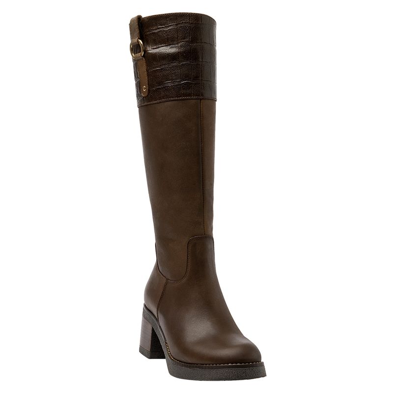 POLLINI Bota Casual Mujer Marrón oscuro Pollini